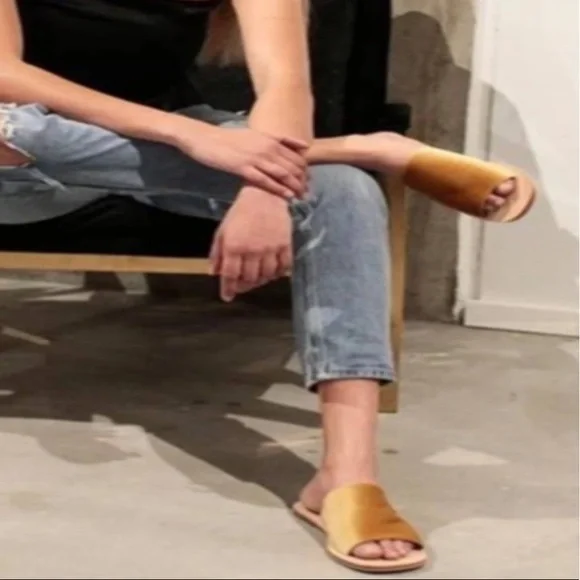 James Smith Off Duty Sandals in Velvet